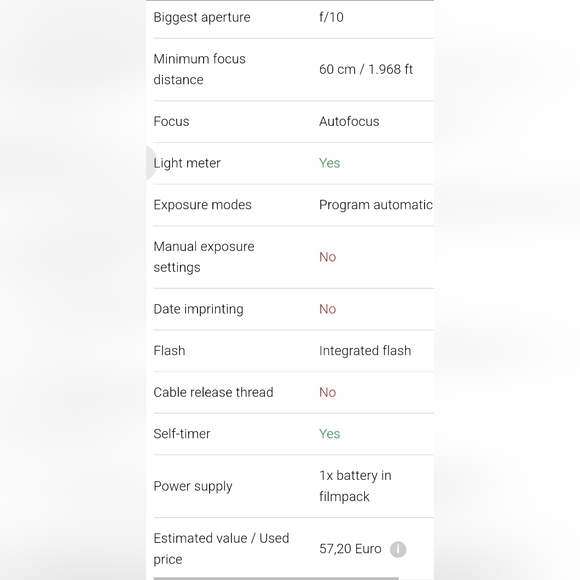 Vintage instant polaroid camera - Picture 4 of 5